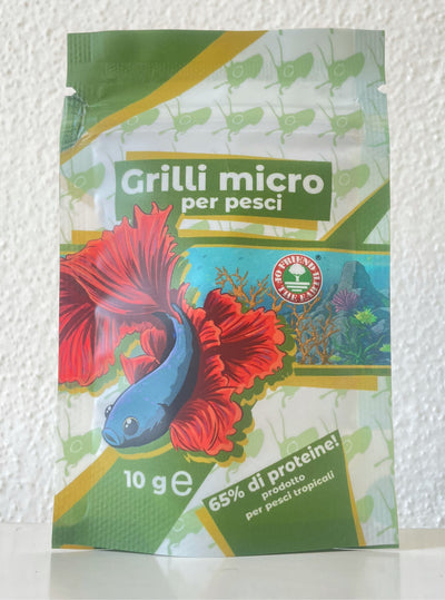 Micro Grilli Essiccati | Mangime per Betta